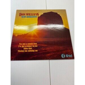 Vinyl Record Don Williams New Horizons 1979 Folk Country Tulsa Time
